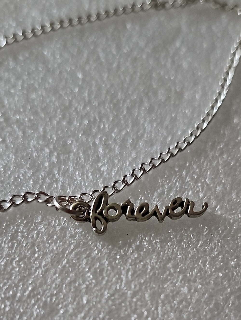 Hand Crafted 'Forever' Script Bracelet / Anklet